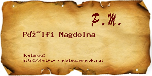 Pálfi Magdolna névjegykártya